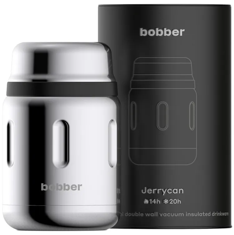 Термос для еды Jerrycan 700, вакуумный, стальной зеркальный арт.14703.10