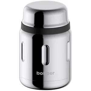 Термос для еды Jerrycan 700, вакуумный, стальной зеркальный арт.14703.10