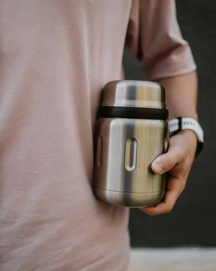 Термос для еды Jerrycan 700, вакуумный, стальной матовый арт.14703.11