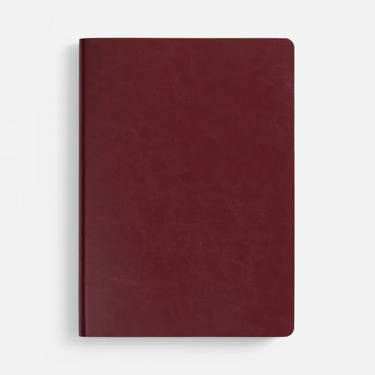 Ежедневник Nebraska Flex, недатированный, бордовый с золотистым арт.22008.50