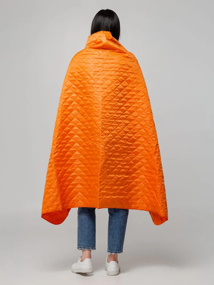 Плед-пончо для пикника SnapCoat, оранжевый арт.14251.20