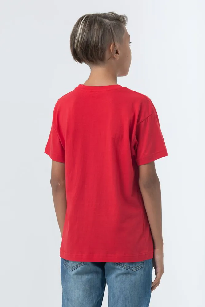Футболка детская Regent Fit Kids, красная арт.6645.50