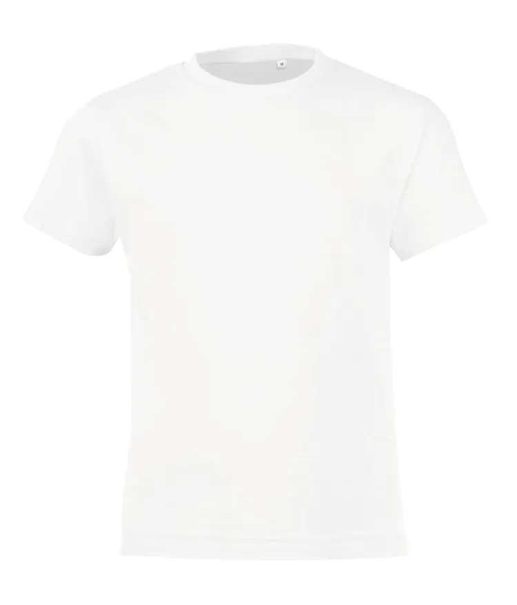 Футболка детская Regent Fit Kids, белая арт.6645.60