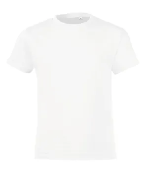 Футболка детская Regent Fit Kids, белая арт.6645.60