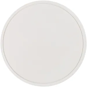 Лейбл из ПВХ Dzeta Round, L, белый арт.15354.60