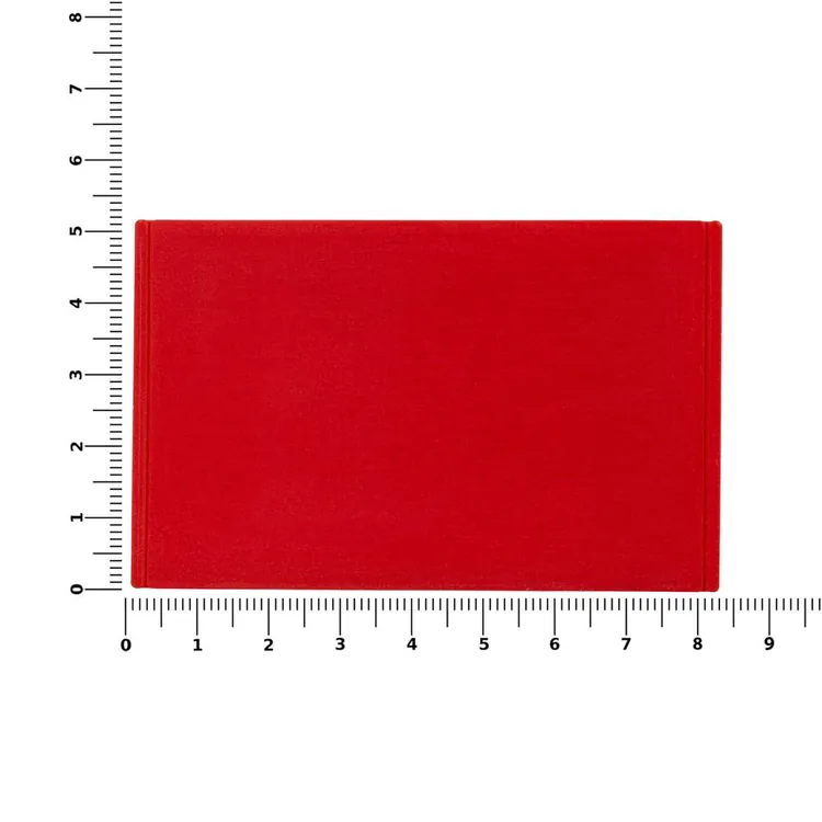 Лейбл из ПВХ Dzeta, ХL, красный арт.15355.50