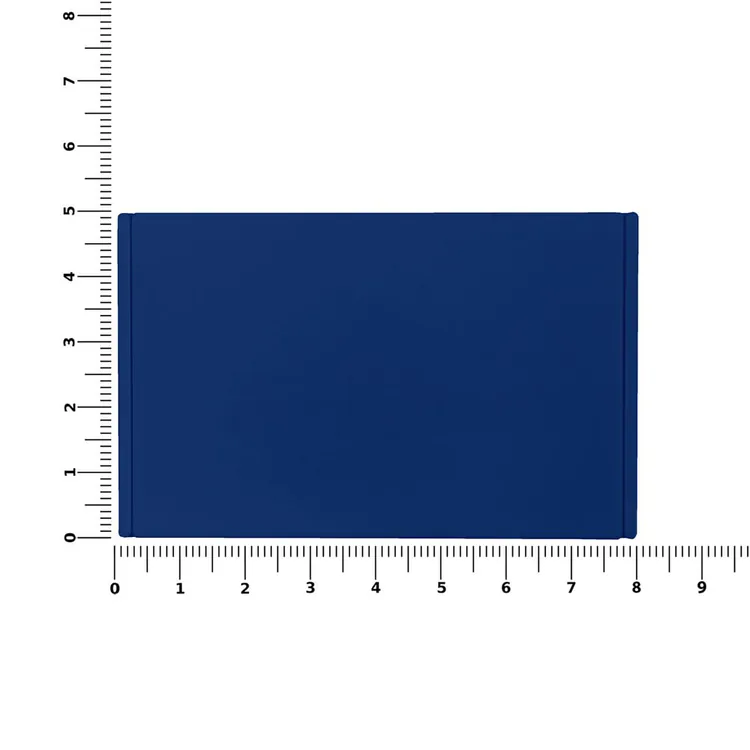 Лейбл из ПВХ Dzeta, ХL, синий арт.15355.44