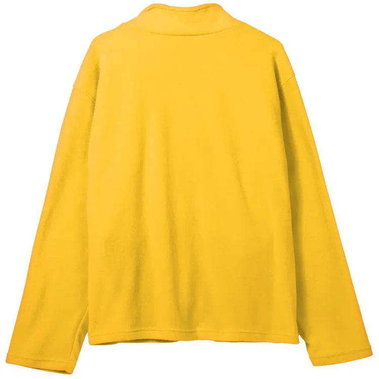 Куртка флисовая унисекс Manakin, желтая арт.14266.80