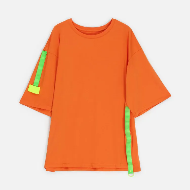 Футболка унисекс оверсайз Street Vibes, оранжевая арт.16900.20