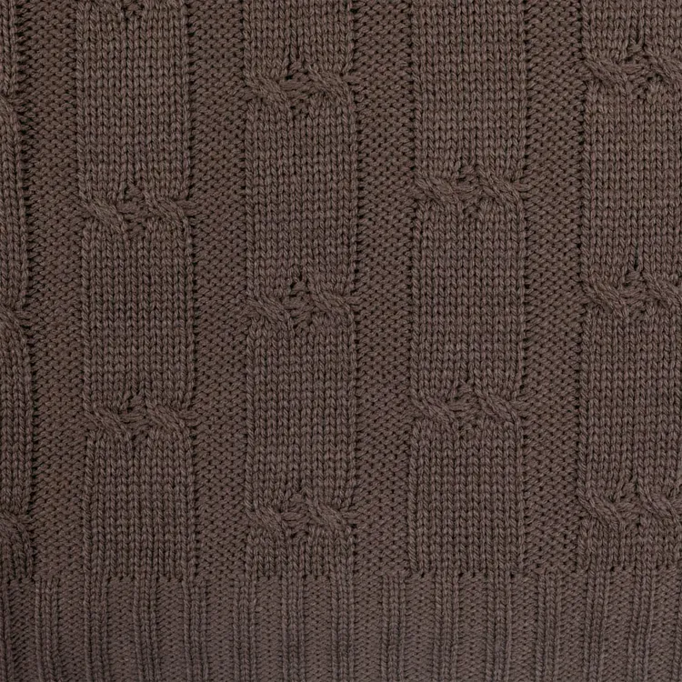 Плед Trenza, коричневый (какао) арт.23348.53