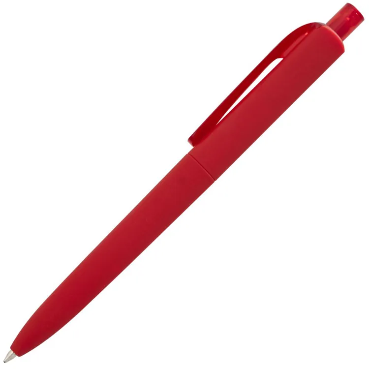 Ручка шариковая Prodir DS8 PRR-T Soft Touch, красная арт.6075.50