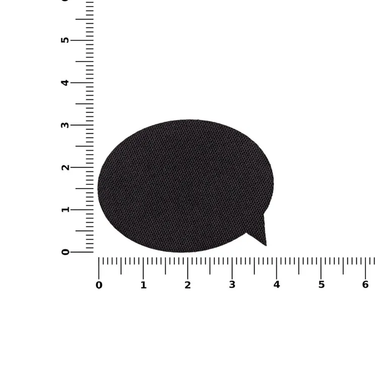 Наклейка тканевая Lunga Bubble, M, черная арт.17902.30