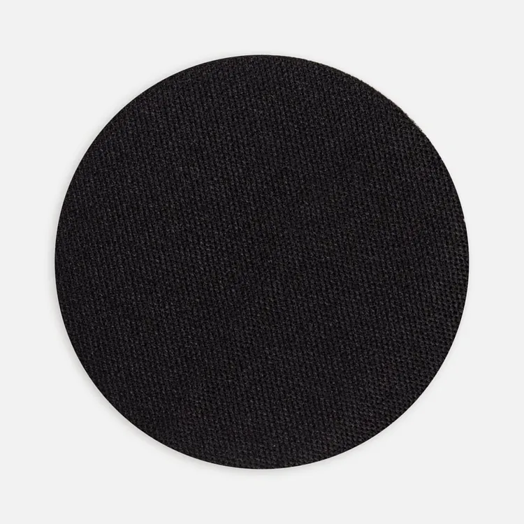 Наклейка тканевая Lunga Round, M, черная арт.17901.30