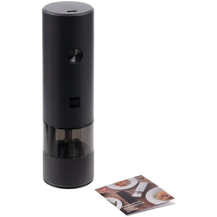 Электрическая мельница для специй HuoHou Electric Grinder Rechargable, черная арт.16192.30