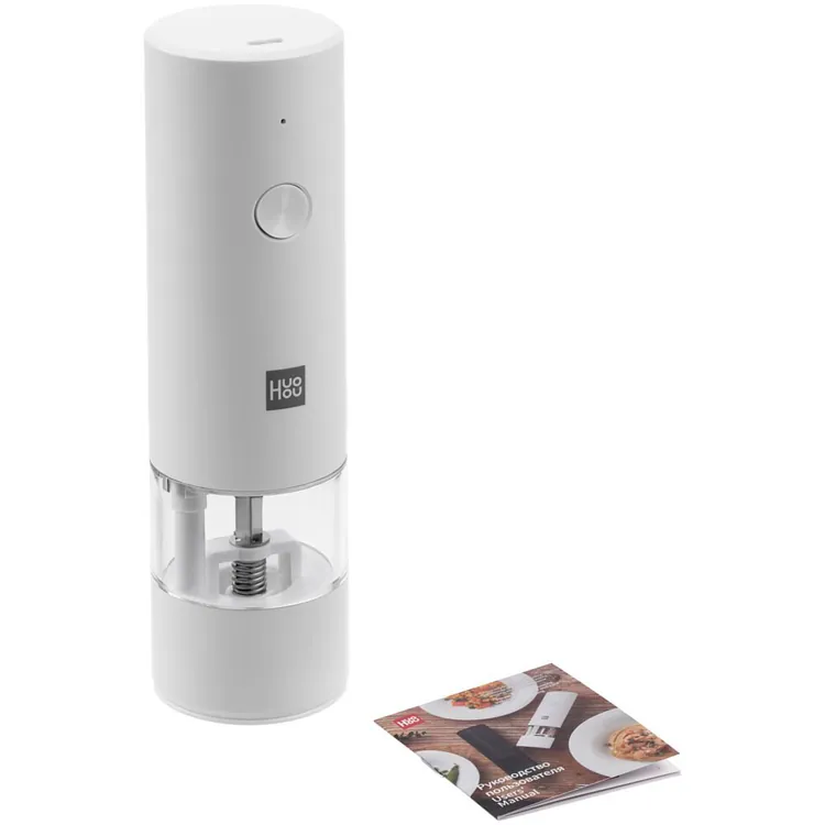 Электрическая мельница для специй HuoHou Electric Grinder Rechargable, белая арт.16192.60