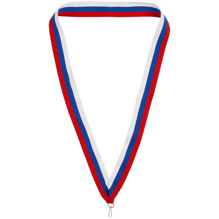 Лента с карабином Champ, триколор арт.15513.45