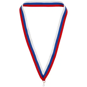 Лента с карабином Champ, триколор арт.15513.45