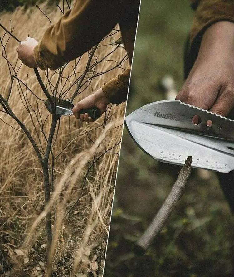 Многофункциональная ручная лопата Hike and Dig, серебристая арт.14726.10