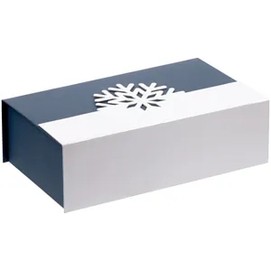 Коробка Snowish, синяя с белым арт.14734.40