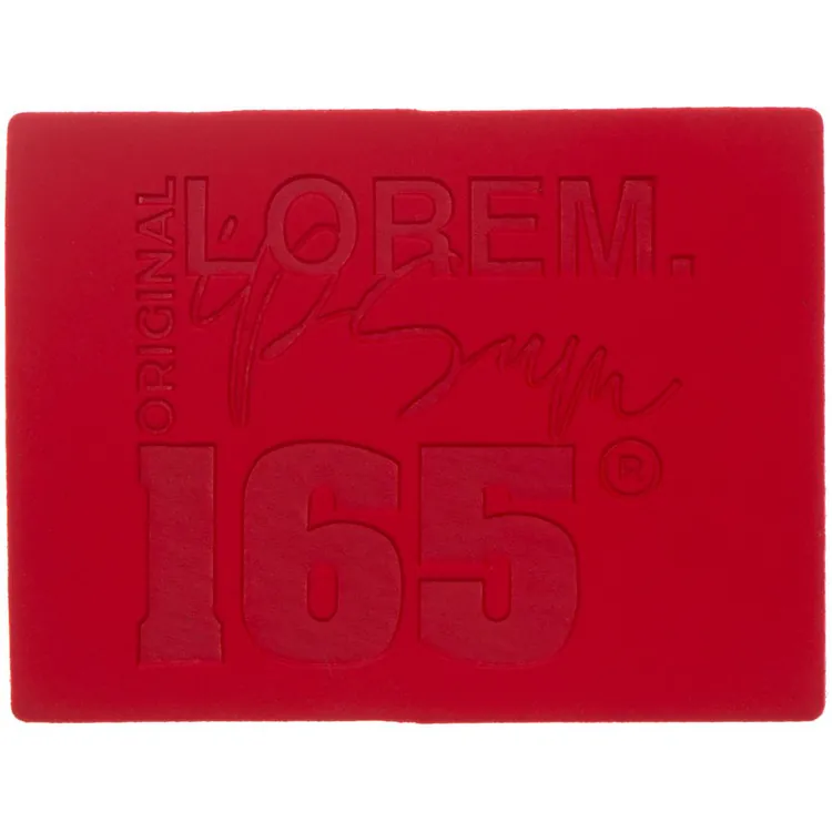 Лейбл Listra Soft Touch, красный арт.16150.50