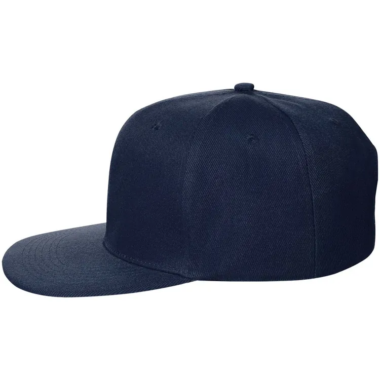 Бейсболка Snapback с прямым козырьком, темно-синяя арт.15948.40