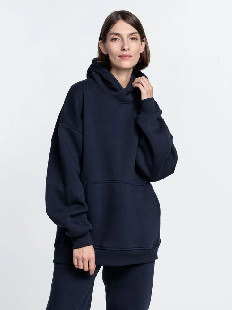 Худи Kulonga Oversize, темно-синее (кобальт) арт.14101.41