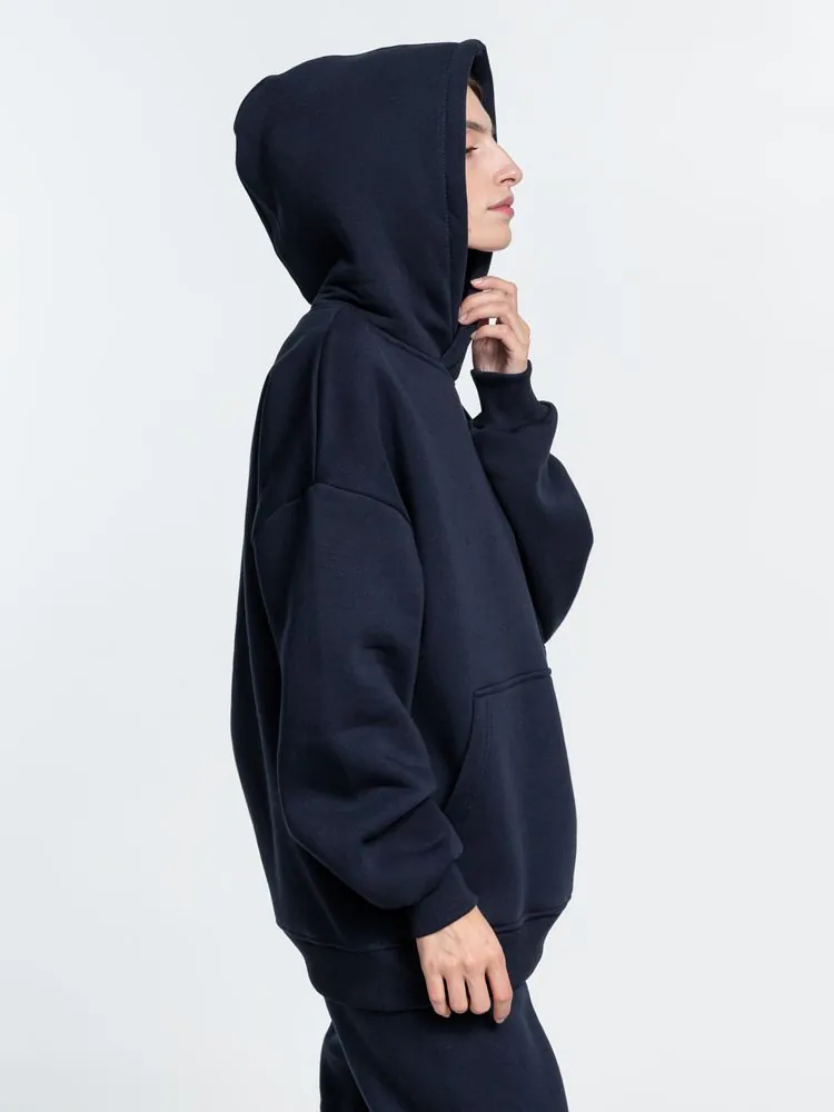 Худи Kulonga Oversize, темно-синее (кобальт) арт.14101.41