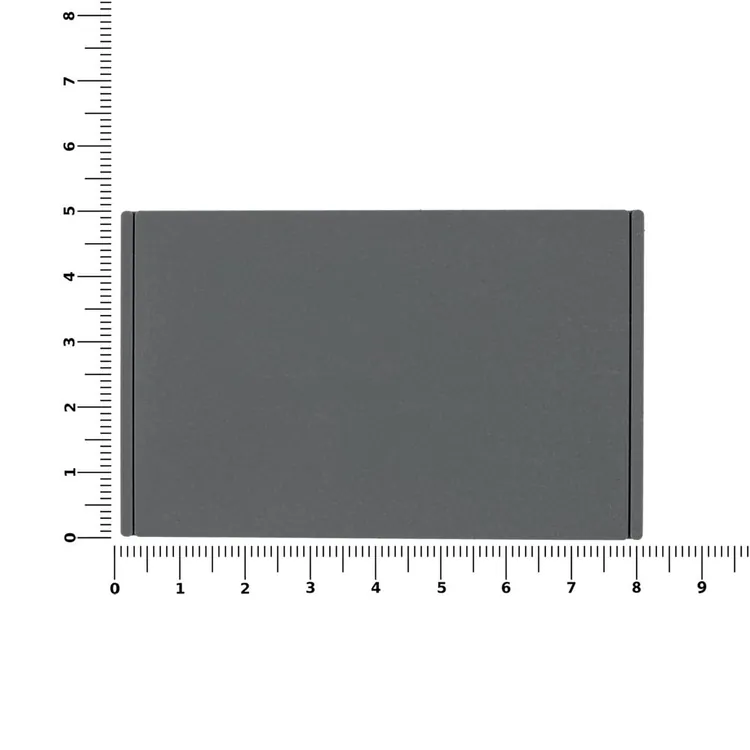 Лейбл из ПВХ Dzeta, ХL, серый арт.15355.10
