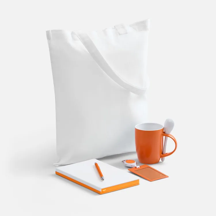 Набор Welcome Pack, оранжевый с белым арт.16229.62