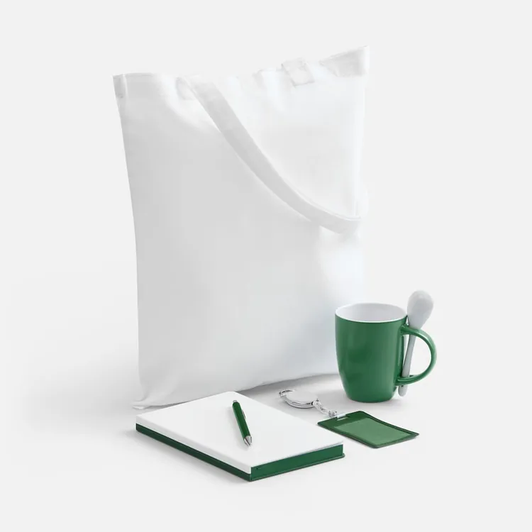 Набор Welcome Pack, зеленый с белым арт.16229.69