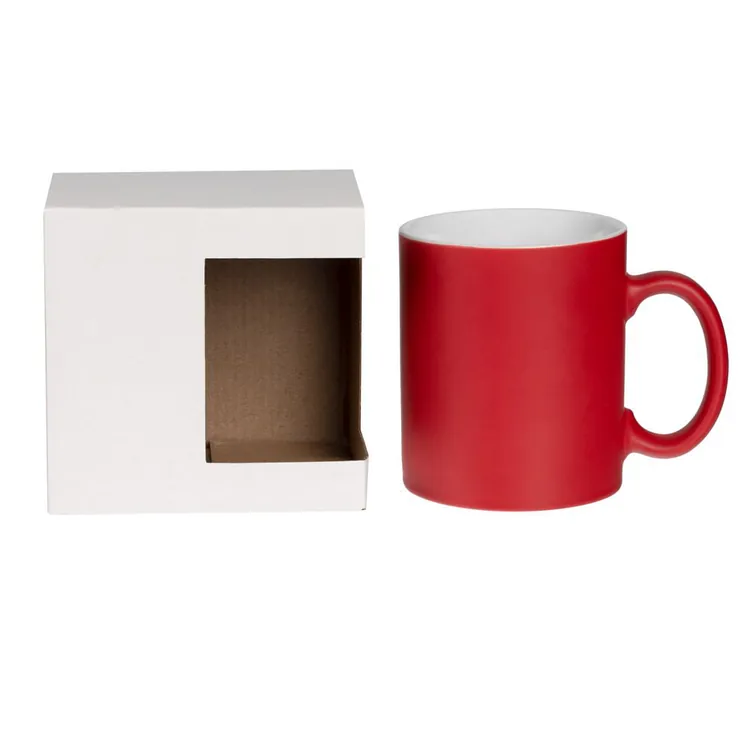Коробка для кружки с окном Cupcase, белая арт.43337.60