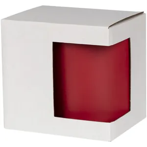 Коробка для кружки с окном Cupcase, белая арт.43337.60