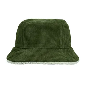 Панама Bucket двусторонняя утепленная, хаки с бежевым арт.03998867