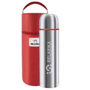 Термос Relaxika Duo 1200 в чехле, стальной арт.15350.10