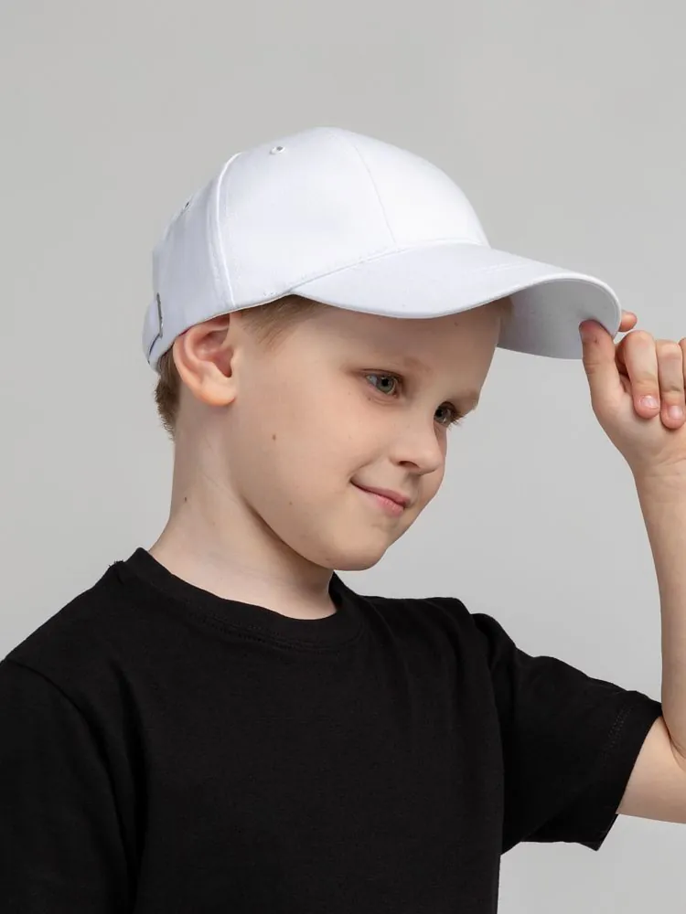 Бейсболка детская Capture Kids, белая арт.15148.60
