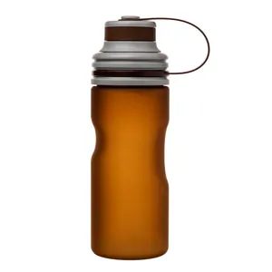 Бутылка для воды Fresh, коричневая арт.15154.59