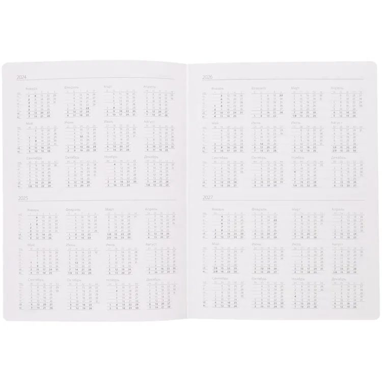 Ежедневник Flexpen, недатированный, серебристо-красный арт.11087.05