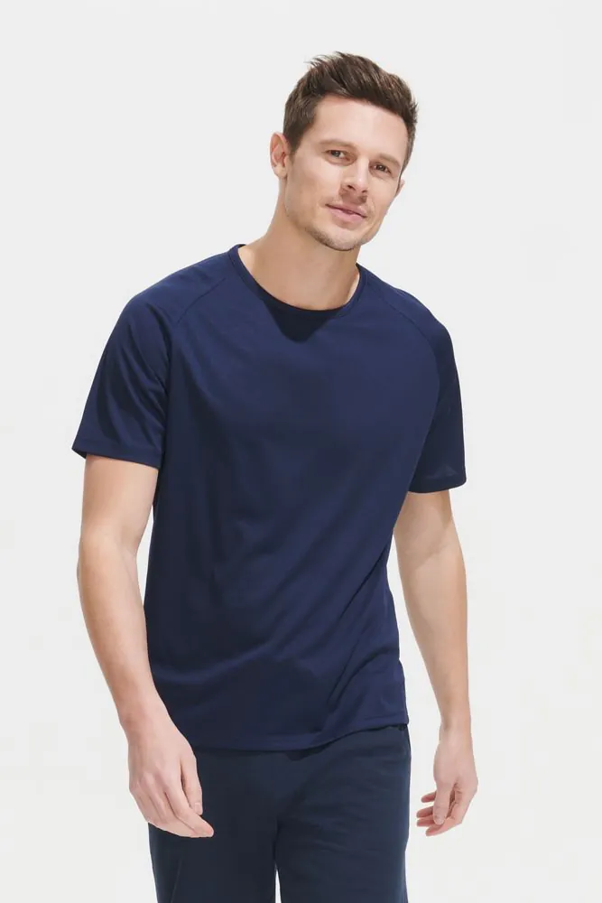 Футболка унисекс Sporty 140, темно-синяя арт.11939319