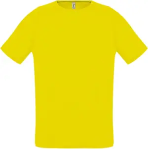 Футболка унисекс Sporty 140, лимонно-желтая арт.11939302