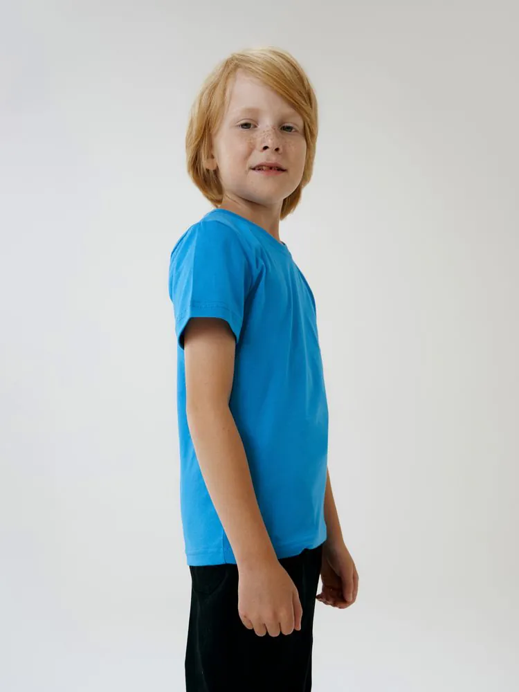 Футболка детская T-Bolka Kids, бирюзовая арт.2504.42