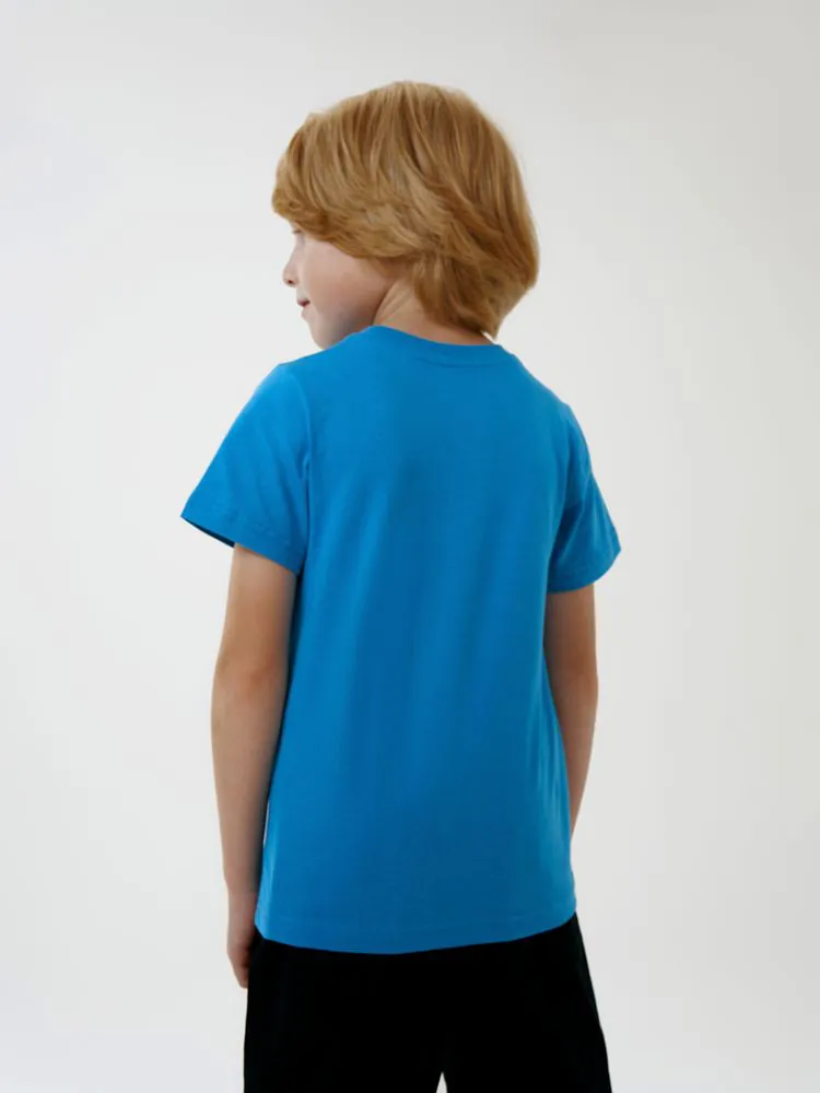 Футболка детская T-Bolka Kids, бирюзовая арт.2504.42