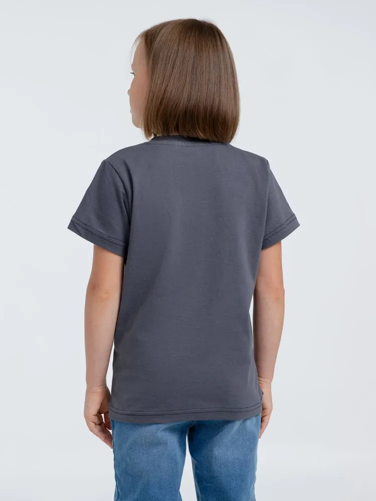 Футболка детская T-Bolka Kids, темно-серая (графит) арт.2504.10