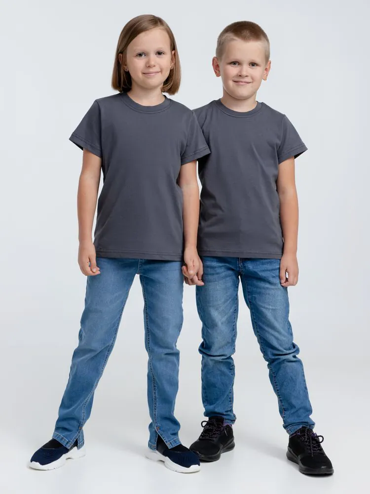 Футболка детская T-Bolka Kids, темно-серая (графит) арт.2504.10