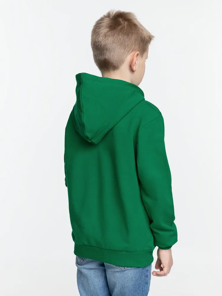 Толстовка с капюшоном детская Kirenga Kids, зеленая арт.11147.92