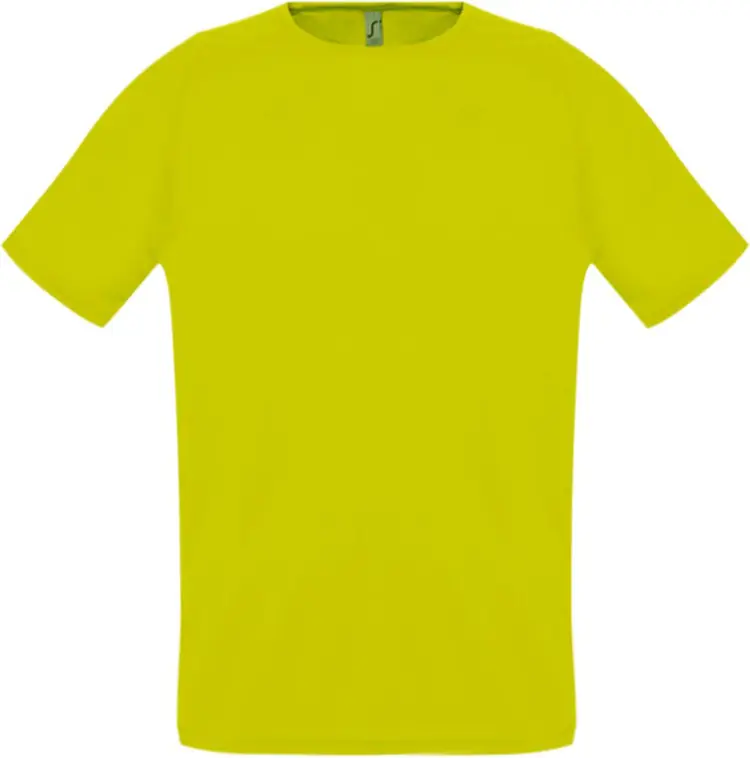 Футболка унисекс Sporty 140, желтый неон арт.11939306
