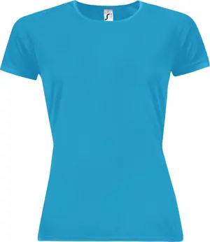 Футболка женская Sporty Women 140, бирюзовая арт.01159321