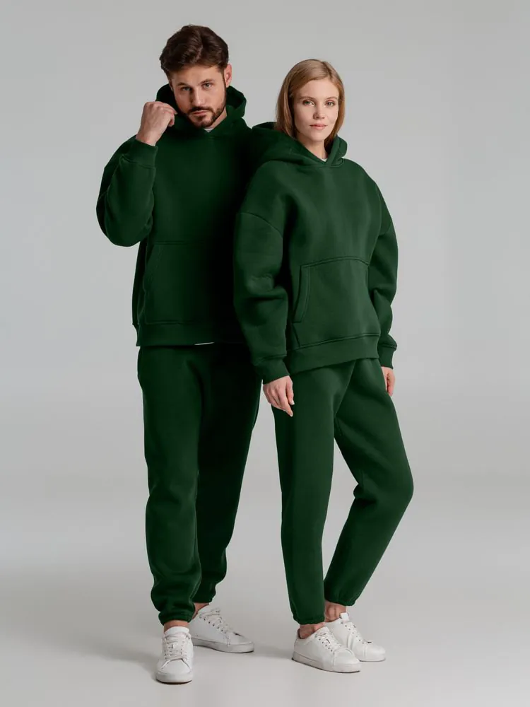 Худи Kulonga Oversize, темно-зеленое арт.14101.90