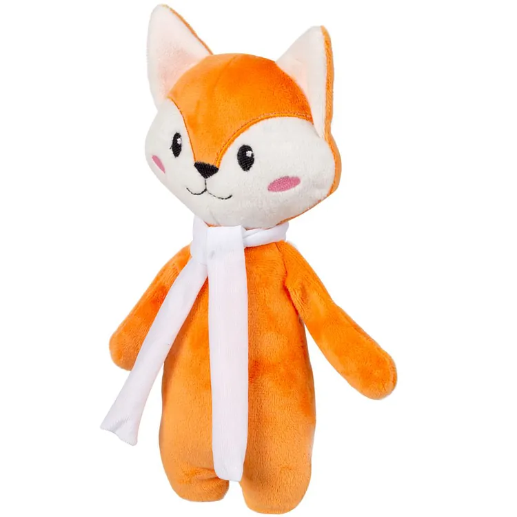 Мягкая игрушка Beastie Toys, лисенок с белым шарфом арт.22414.01