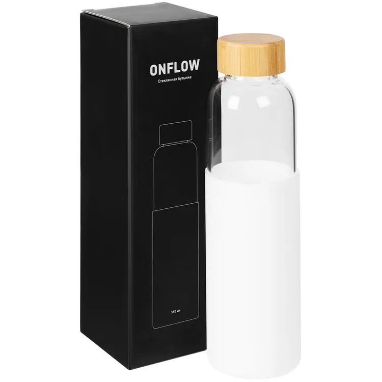 Бутылка для воды Onflow, белая арт.15399.10