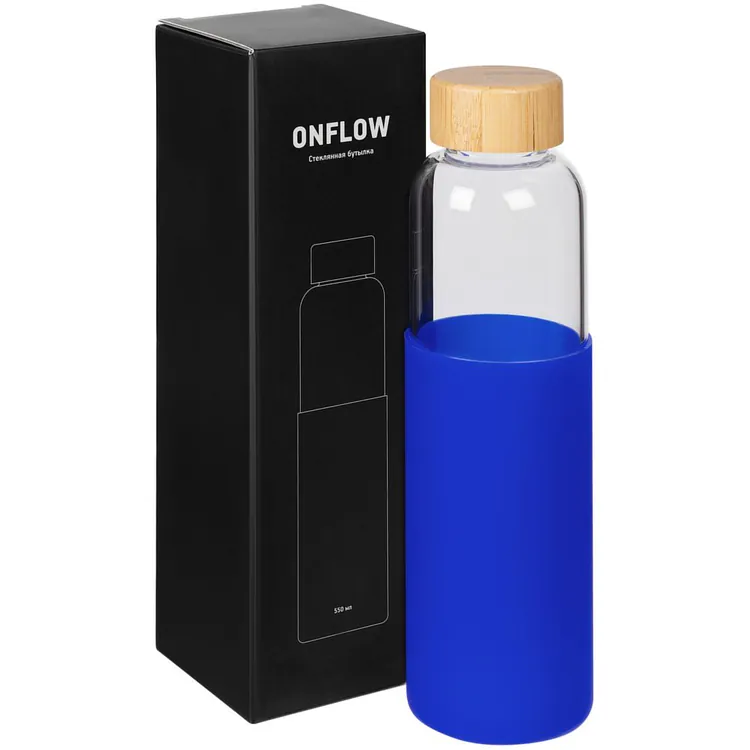 Бутылка для воды Onflow, синяя арт.15399.40